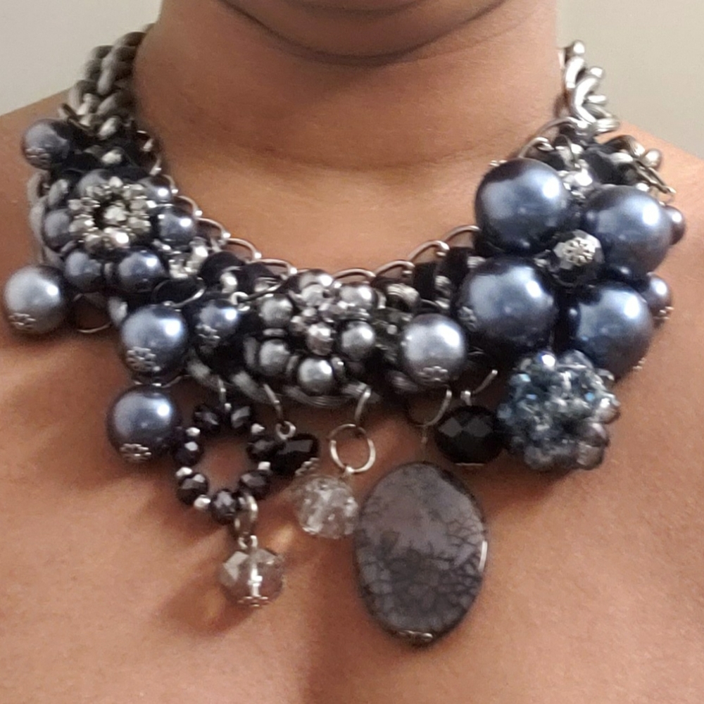 Womens Necklace- Blue